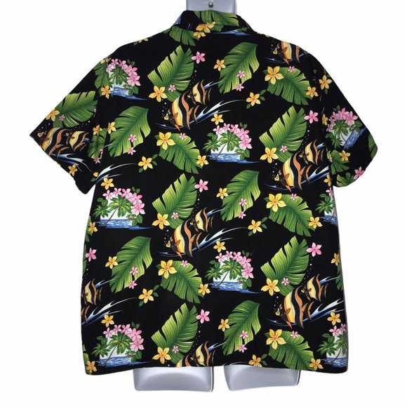 Malihini Hawaii Vintage Colorful 1990's Shirt 2XL - Picture 6 of 8